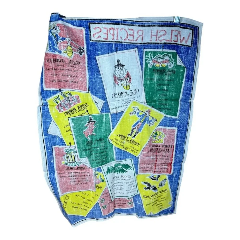 Welsh Recipes Towel‎ NWOT